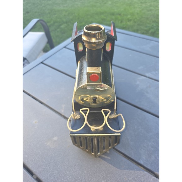 Vintage 60's/70's Musical Train Decanter & Shot Glass Set Iron Horse Locomotive - Picture 3 of 7